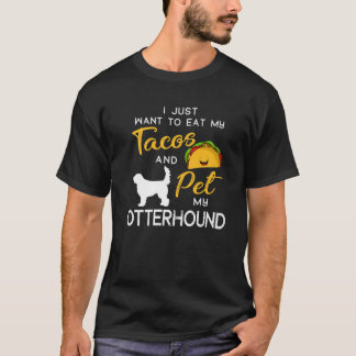 Camiseta Otterhound Dog Tacos Fogão Proprietário do Natal B