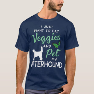 Camiseta Otterhound Funny Vegan Dog Lover Owner Xmas Birthd