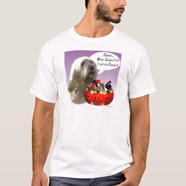 Camiseta Otterhound Halloween Candy (Frente)