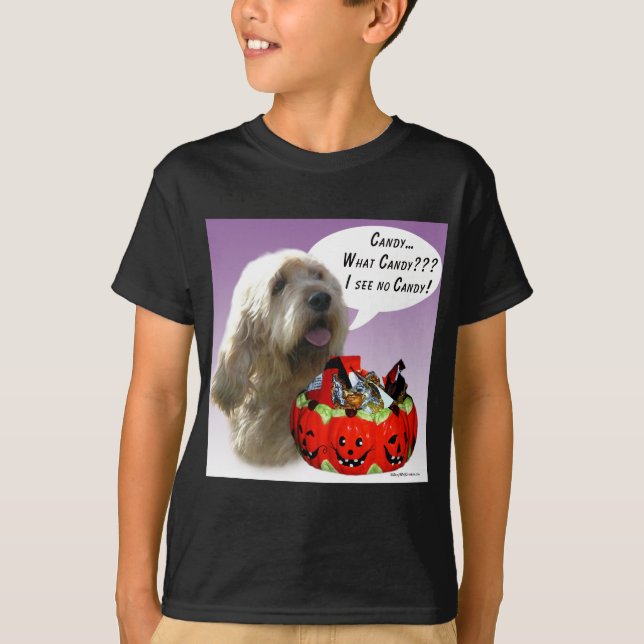 Camiseta Otterhound Halloween Candy (Frente)
