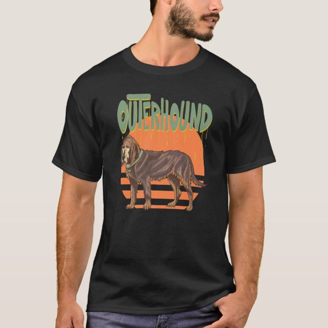 Camiseta Otterhound - Identificação de Cães - Cães Sobrevoa (Frente)