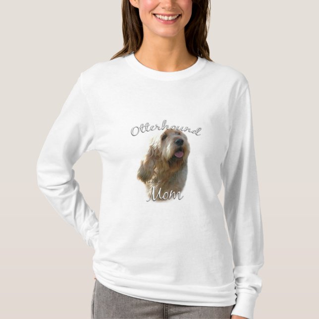 Camiseta Otterhound Mãe 2 (Frente)