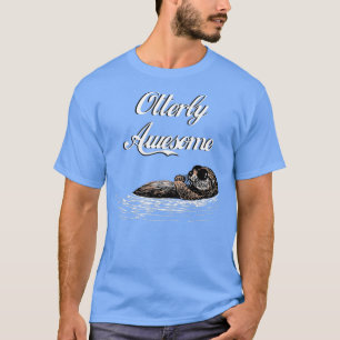 Camiseta Otterly Awesome Funny Cool Otter pun T humor