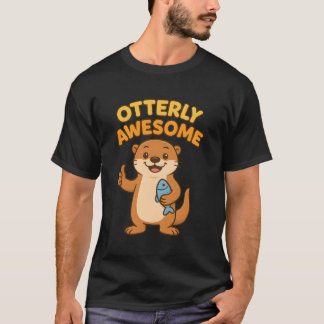 Camiseta Otterly Awesome T-Shirt | Cute Animal Pun