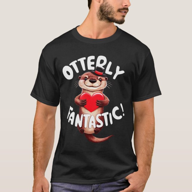 Camiseta Otterly Fantastic Funny Sitive Quote Sea Lover Pun (Frente)