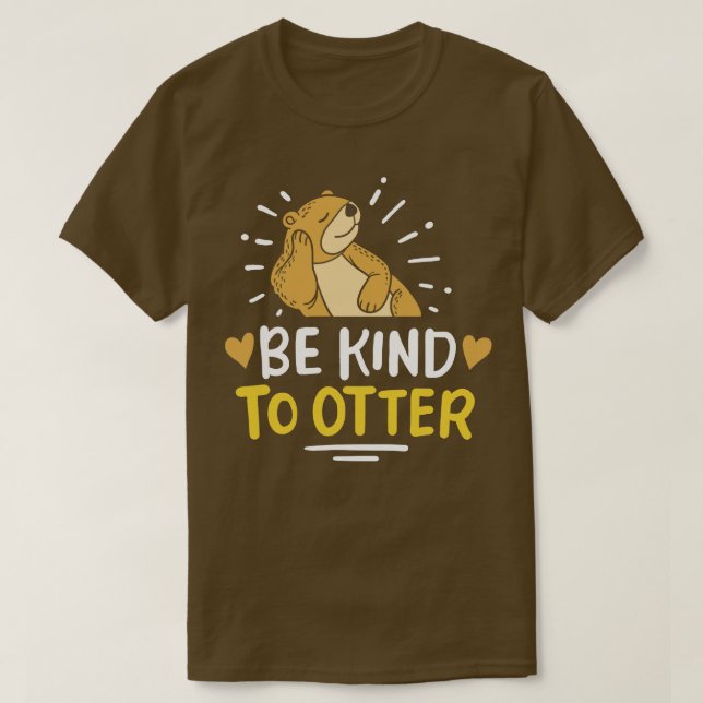 Camiseta Otters Otter Lover Kindy (Frente do Design)