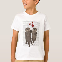 Otters Segurando Mãos