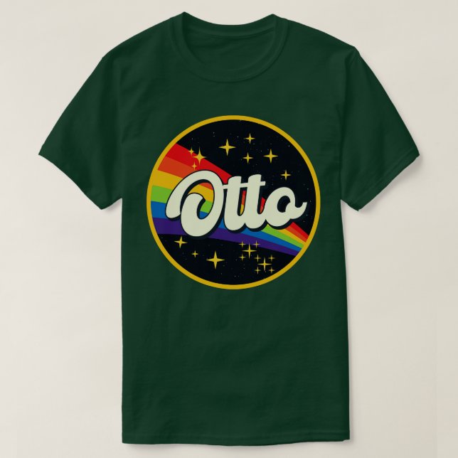 Camiseta Otto Rainbow In Space Vintage Style (Frente do Design)