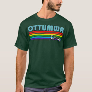 Camiseta Ottumwa Iowa Pride Ottumwa Gift LGBT Suporte LGBTQ
