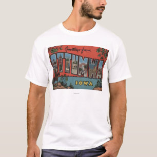 Camiseta Ottumwa, letra ScenesOttumwa de IowaLarge, IA