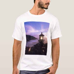 Camiseta OU, Costa do Oregon, Farol de Heceta Head, em