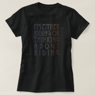 Camiseta "Ou estou a andar ou..." Tee equestre