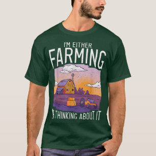 Camiseta Ou estou a criar ou a pensar nisso, Fazenda Lover