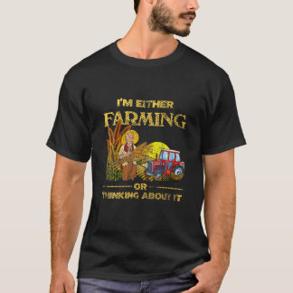 Camiseta Ou estou cultivando ou pensando sobre isso.
