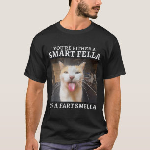 Camiseta Ou você é um cara esperto ou um pouco engraçado