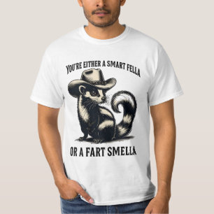 Camiseta Ou você é um Smart Fella ou um Fart Smella