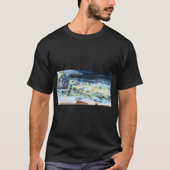 Camiseta Ouça: A Água Está Subindo (Frente)