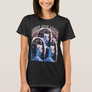 Camiseta Ouça Nossa Voz 3 Meninas Pro Feminismo Menina