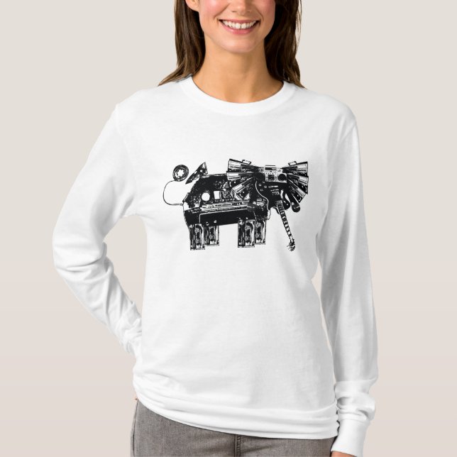 Camiseta ouça os elefantes (Frente)