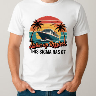 Camiseta Ouça Rizzlers Esse Sigma Tem 67 Aura