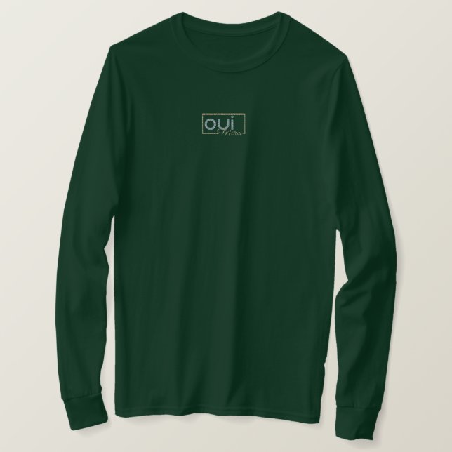 Camiseta OUI, Merci (Frente do Design)