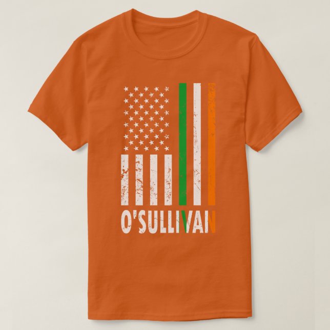 Camiseta Oullivan irlandês americano (Frente do Design)