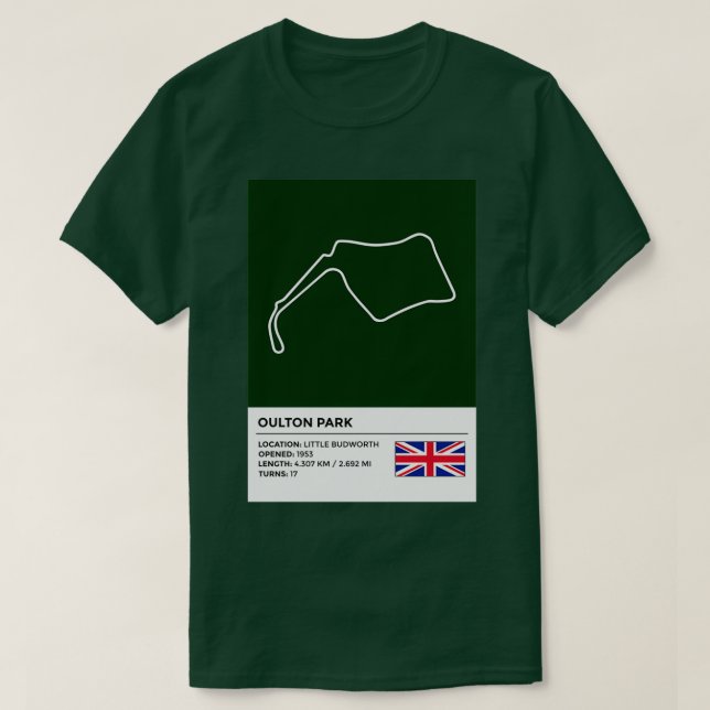 Camiseta Oulton Park info (Frente do Design)