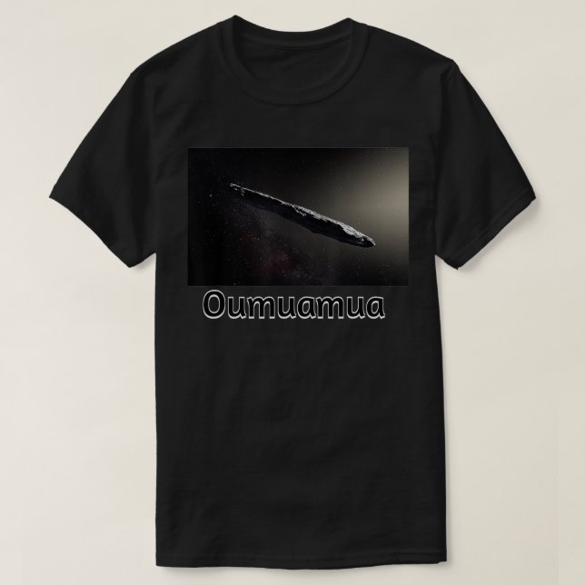 Camiseta Oumuamua interstellobject Science Lovers (Frente do Design)