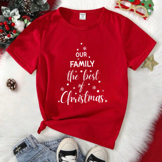 Camiseta Our Family The Best of Christmas 