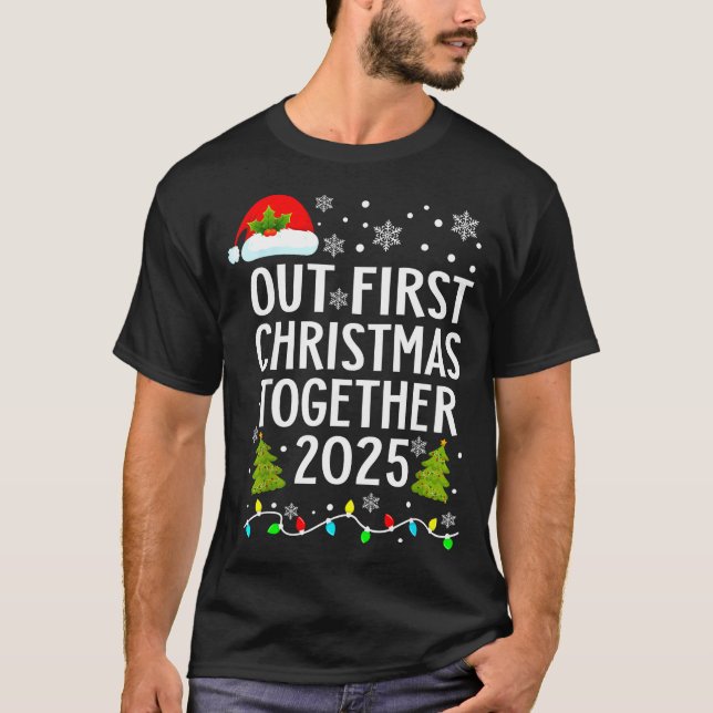 Camiseta Our First Christmas Together 2025 Matching Christm (Frente)