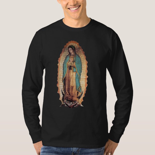 Camiseta Our Lady of Guadalupe Saint Virgin Mary (Frente)