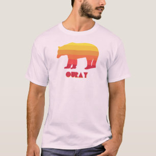 Camiseta Ouray Colorado Rainbow Bear