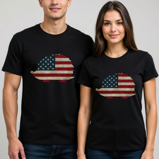 Camiseta ouriço americano (Criador carregado)