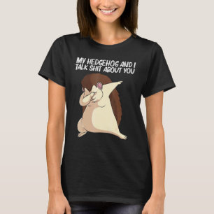 Camiseta ouriço-cacheiro fixe para homens e mulheres espinh