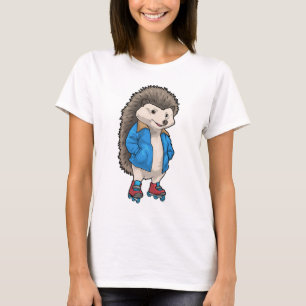 Camiseta Ouriço-cacheiro Patins em linha Patins Esportes