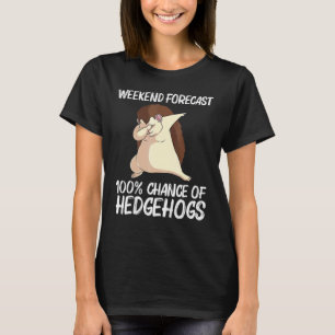Camiseta ouriço fixe para homens e mulheres espinhos espinh