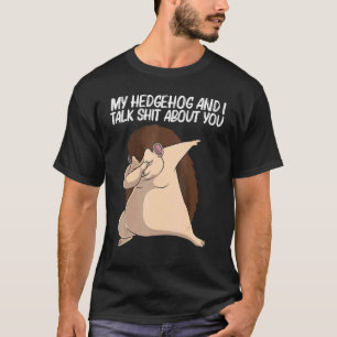 Camiseta ouriço fixe para homens e mulheres espinhos espinh