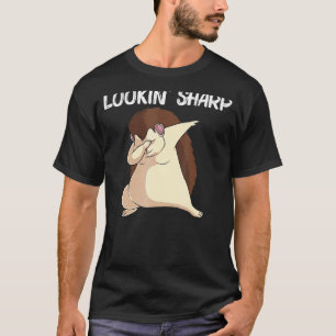 Camiseta ouriço fixe para homens e mulheres espinhos espinh