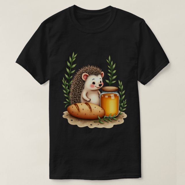 Camiseta ouriço Herbívoro (Frente do Design)