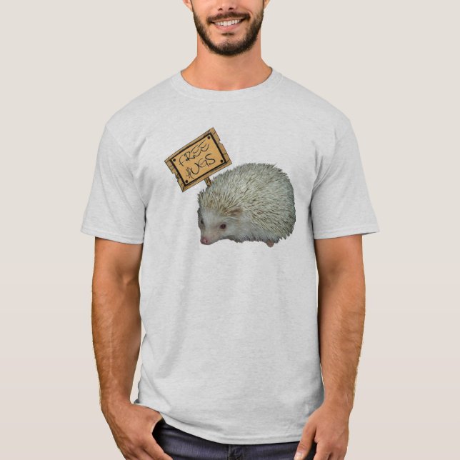 Camiseta Ouriço livre dos abraços (Frente)