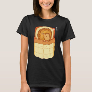 Camiseta ouriço Ouriços Cochilo Dormindo Sono Pijama Noite