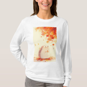 Camiseta ouriço pequeno e frondoso