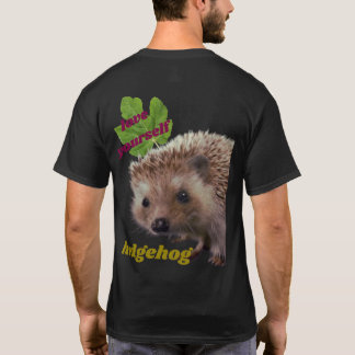 Camiseta ouriço real numa t-shirt