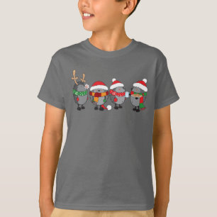 Camiseta Ouriços de Natal