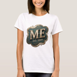Camiseta Ouro Artístico ME EST 2000 Design Negrito
