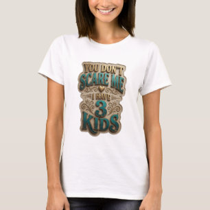 Camiseta Ouro Artístico VOCÊ NÃO ME ESCREVEU EU TENHO 3 FIL