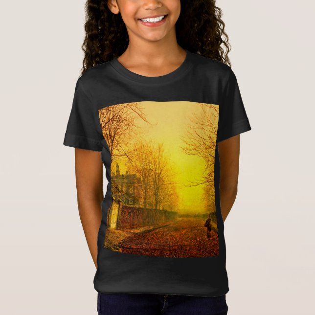 Camiseta Ouro Autumn John Atkinson Grimshaw (Frente)