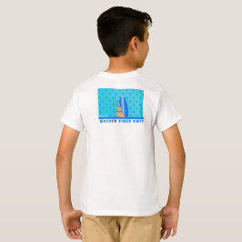 Camiseta Ouro Beach Vibes Apenas Crianças"