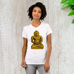 Camiseta ouro Buddha Mulher