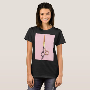 Camiseta Ouro Cabeleireiro Stylist Tesores Beauty Salon Hai